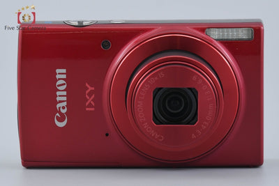 [Used] Canon IXY 190 Red Compact Digital Camera
