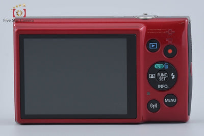 [Used] Canon IXY 190 Red Compact Digital Camera
