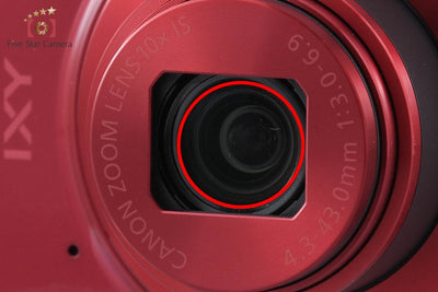 [Used] Canon IXY 190 Red Compact Digital Camera
