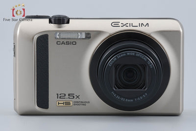 【中古】CASIO カシオ HIGH SPEED EXILIM EX-ZR300 ゴールド コンパクトデジタルカメラ 元箱付き
