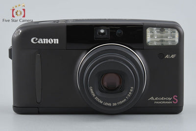 【中古】Canon キヤノン Autoboy S PANORAMA ブラック コンパクトフィルムカメラ
