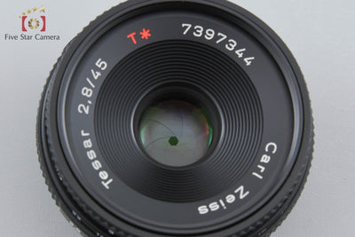 [Used] CONTAX Carl Zeiss Tessar 45mm f/2.8 T* MMJ with original box