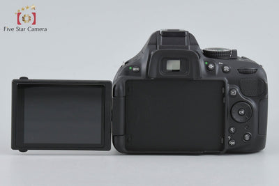 [Used] Nikon D5200 Double Zoom Kit Black, Low Shutter Count