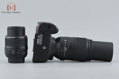 [Used] Nikon D5200 Double Zoom Kit Black, Low Shutter Count