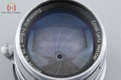 Used: Leica Summarit 50mm f/1.5 L39 Leica Screw Mount