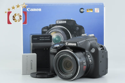 [Used] Canon PowerShot SX50 HS Black Compact Digital Camera with Original Box