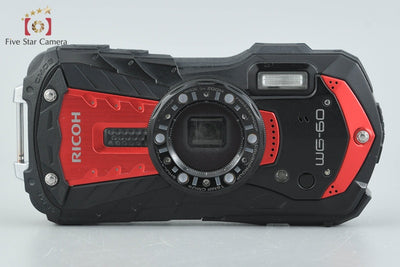 [Used] RICOH Pentax WG-60 Red Waterproof Action Camera