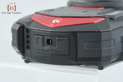 [Used] RICOH Pentax WG-60 Red Waterproof Action Camera