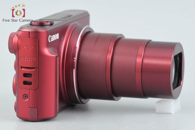 [Used] Canon PowerShot SX720 HS Red Compact Digital Camera with Original Box