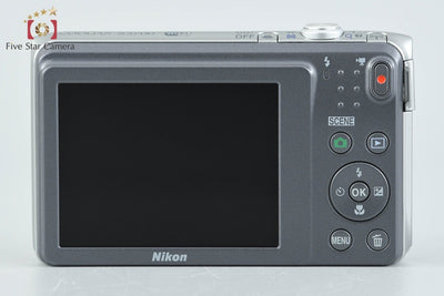[Used] Nikon COOLPIX S3700 Silver Compact Digital Camera with Original Box