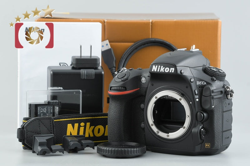 [Used] Nikon D810A Digital SLR Camera, Low Shutter Count, With Original Box