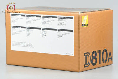 [Used] Nikon D810A Digital SLR Camera, Low Shutter Count, With Original Box