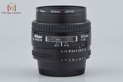 [Used] Nikon AF NIKKOR 50mm f/1.4 with Original Box