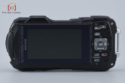 【中古】RICOH リコー PENTAX ペンタックス WG-80 ブラック 防水アクションカメラ シャッター回数僅少