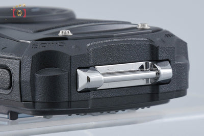 【中古】RICOH リコー PENTAX ペンタックス WG-80 ブラック 防水アクションカメラ シャッター回数僅少