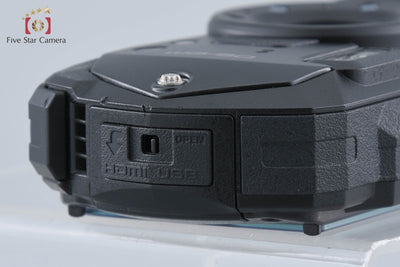 【中古】RICOH リコー PENTAX ペンタックス WG-80 ブラック 防水アクションカメラ シャッター回数僅少