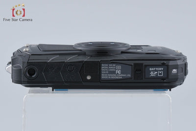 【中古】RICOH リコー PENTAX ペンタックス WG-80 ブラック 防水アクションカメラ シャッター回数僅少