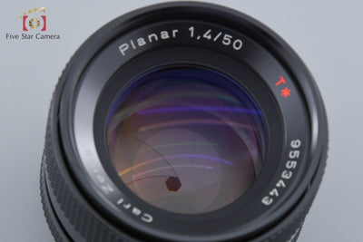 [Used] CONTAX Carl Zeiss Planar 50mm f/1.4 T* MMJ with original box
