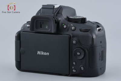 [Used] Nikon D5200 Double Zoom Kit Black