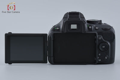 [Used] Nikon D5200 Double Zoom Kit Black