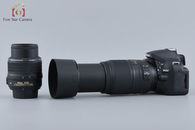 [Used] Nikon D5200 Double Zoom Kit Black