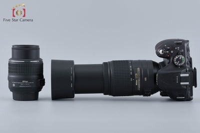 [Used] Nikon D5200 Double Zoom Kit Black