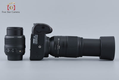 [Used] Nikon D5200 Double Zoom Kit Black
