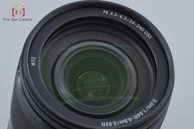 [Used] SONY FE 24-240mm f/3.5-6.3 OSS SEL24240