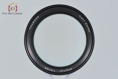 [Used] CONTAX Carl Zeiss Planar 85mm f/1.2 T* MMG 60th Anniversary Model with Original Box