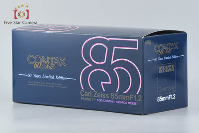 [Used] CONTAX Carl Zeiss Planar 85mm f/1.2 T* MMG 60th Anniversary Model with Original Box