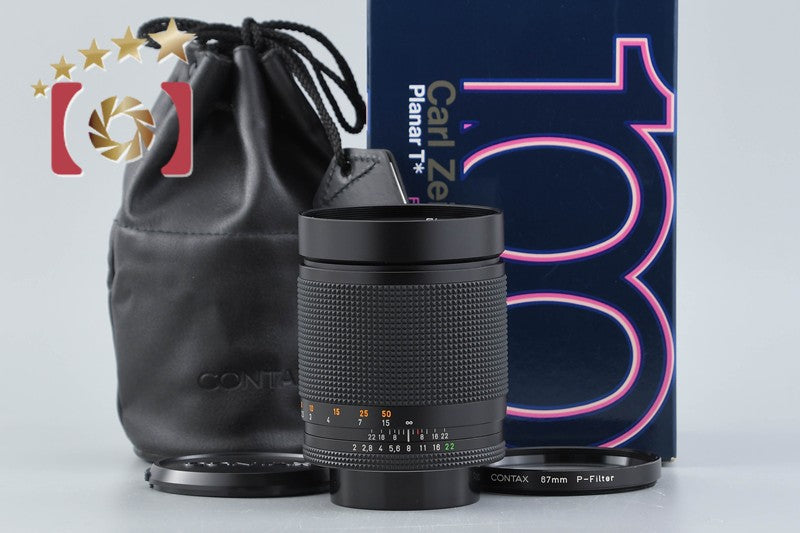 【中古】CONTAX コンタックス Carl Zeiss Planar 100mm f/2 T* MMJ 元箱付き