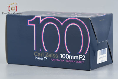 [Used] CONTAX Carl Zeiss Planar 100mm f/2 T* MMJ with original box