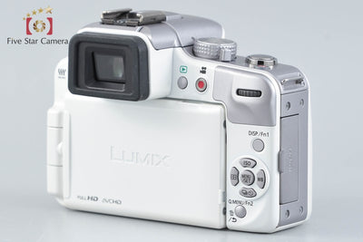 [Used] Panasonic DMC-G3 Shell White + LUMIX G VARIO 14-42mm f/3.5-5.6 ASPH. MEGA O.I.S. H-FS014042 Low Shutter Count