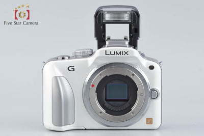 [Used] Panasonic DMC-G3 Shell White + LUMIX G VARIO 14-42mm f/3.5-5.6 ASPH. MEGA O.I.S. H-FS014042 Low Shutter Count