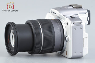 [Used] Panasonic DMC-G3 Shell White + LUMIX G VARIO 14-42mm f/3.5-5.6 ASPH. MEGA O.I.S. H-FS014042 Low Shutter Count