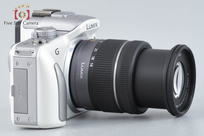 [Used] Panasonic DMC-G3 Shell White + LUMIX G VARIO 14-42mm f/3.5-5.6 ASPH. MEGA O.I.S. H-FS014042 Low Shutter Count