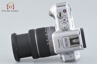 [Used] Panasonic DMC-G3 Shell White + LUMIX G VARIO 14-42mm f/3.5-5.6 ASPH. MEGA O.I.S. H-FS014042 Low Shutter Count