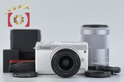 [Used] Canon EOS M100 Double Zoom Lens Kit White