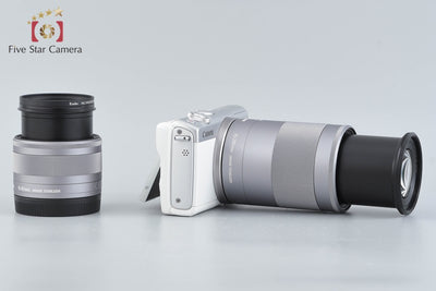 [Used] Canon EOS M100 Double Zoom Lens Kit White