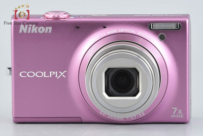 [Used] Nikon COOLPIX S6100 Gloss Pink Compact Digital Camera