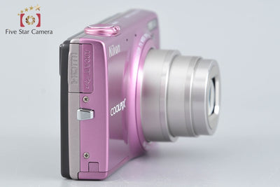 [Used] Nikon COOLPIX S6100 Gloss Pink Compact Digital Camera