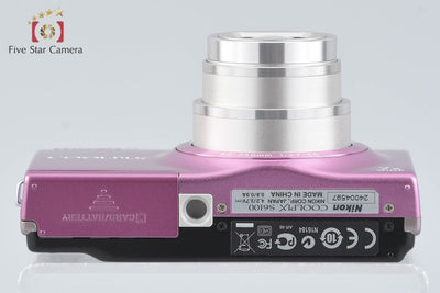 [Used] Nikon COOLPIX S6100 Gloss Pink Compact Digital Camera