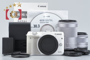 【中古】Canon キヤノン EOS M3 ホワイト ダブルズームキット2