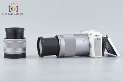 【中古】Canon キヤノン EOS M3 ホワイト ダブルズームキット2