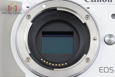 【中古】Canon キヤノン EOS M3 ホワイト ダブルズームキット2