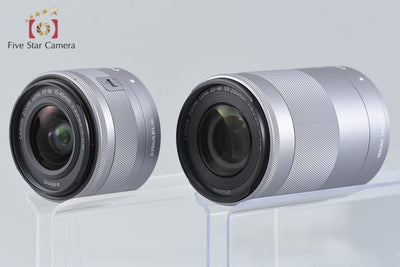 【中古】Canon キヤノン EOS M3 ホワイト ダブルズームキット2