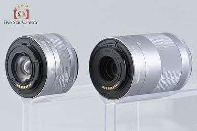 【中古】Canon キヤノン EOS M3 ホワイト ダブルズームキット2