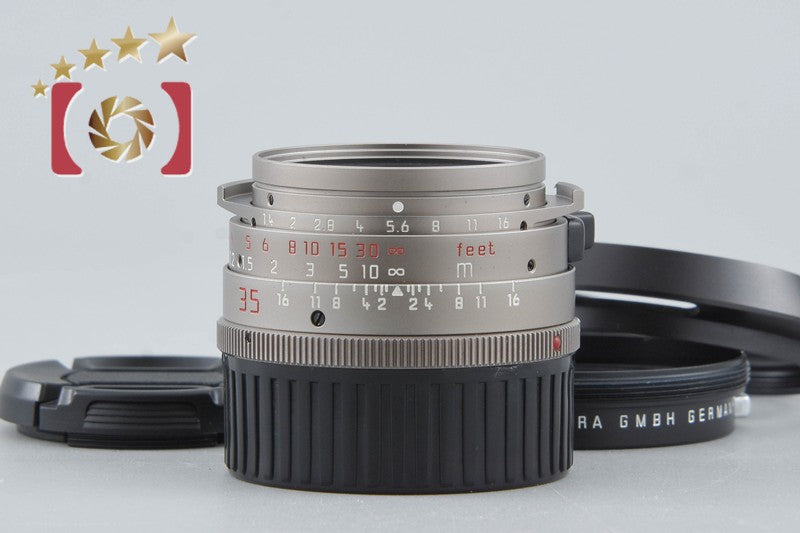 【中古】Leica ライカ SUMMILUX-M 35mm f/1.4 M6 チタン 2026.4月 オーバーホール済み