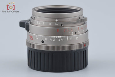 [Used] Leica SUMMILUX-M 35mm f/1.4 Titanium Overhauled in April 2026