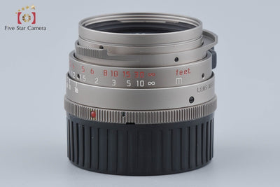 [Used] Leica SUMMILUX-M 35mm f/1.4 Titanium Overhauled in April 2026